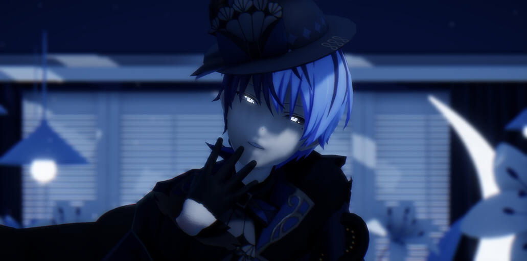 Model — SEGA / CraftEgg / Byz轴 Pose — Haunting Stage — H2CU阿相 Effects — Diffusion, NutellaPie&#39;s Dust Effect, PowerDOF, Ray MMD, Sovoro&#39;s Dust Effect Controller